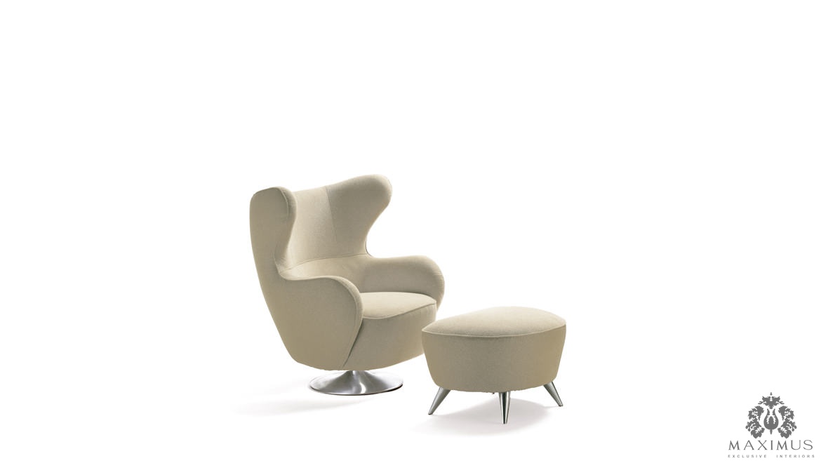 Кресло в стиле hi -tech, дизайн Vladimir Kagan, модель Wing