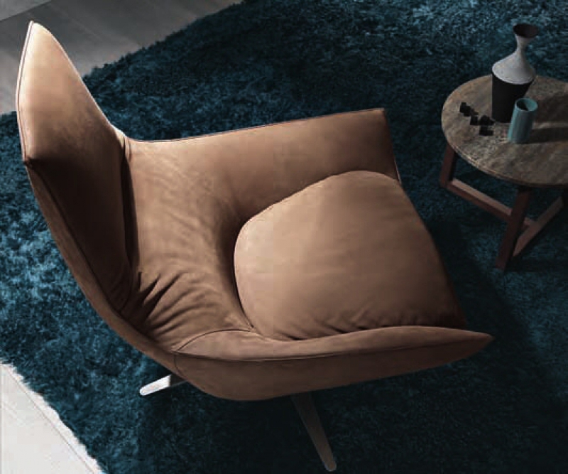 Кресло в стиле hi -tech, дизайн Mauro Lipparini, из серии Ermes