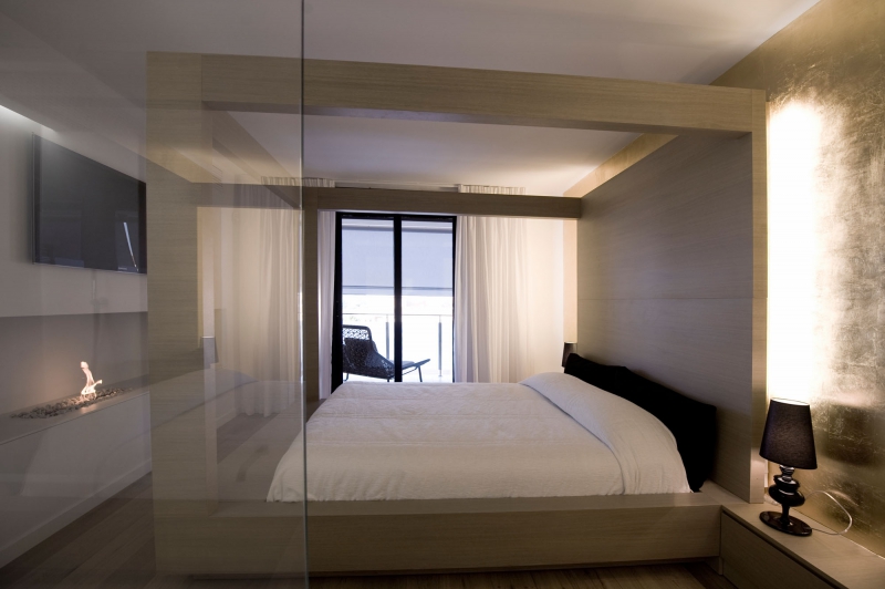 Спальня в современном стиле хай-тэч, дизайн Cuartopensante