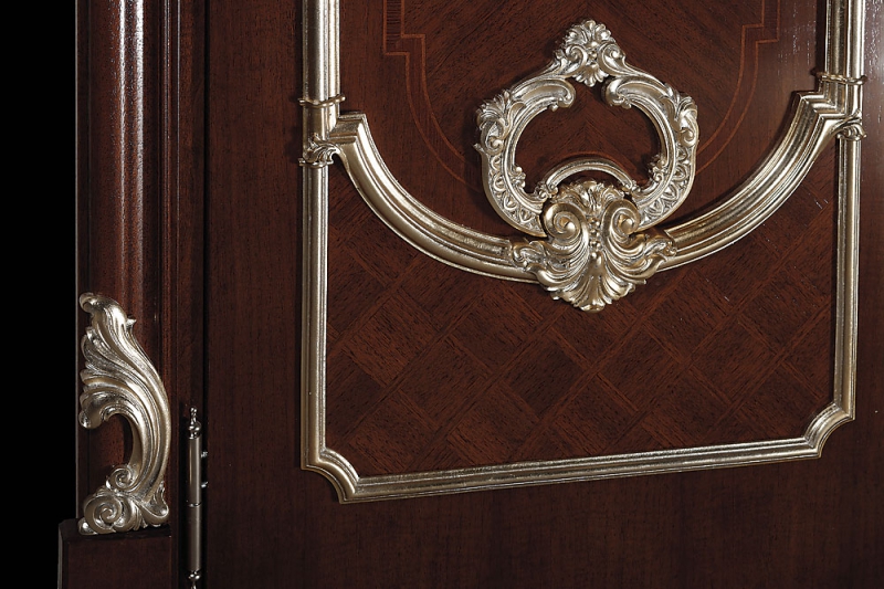 Дверь с порталом, стиль классический, дизайн Sige Gold, модель Custom Collection SM120BP.1A.20
