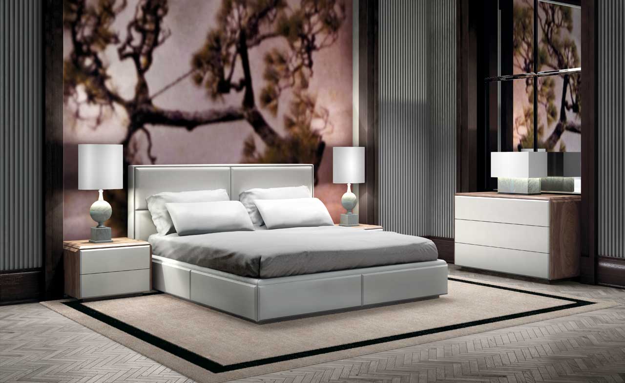 Спальня, выполненная в современном стиле, дизайн Smania