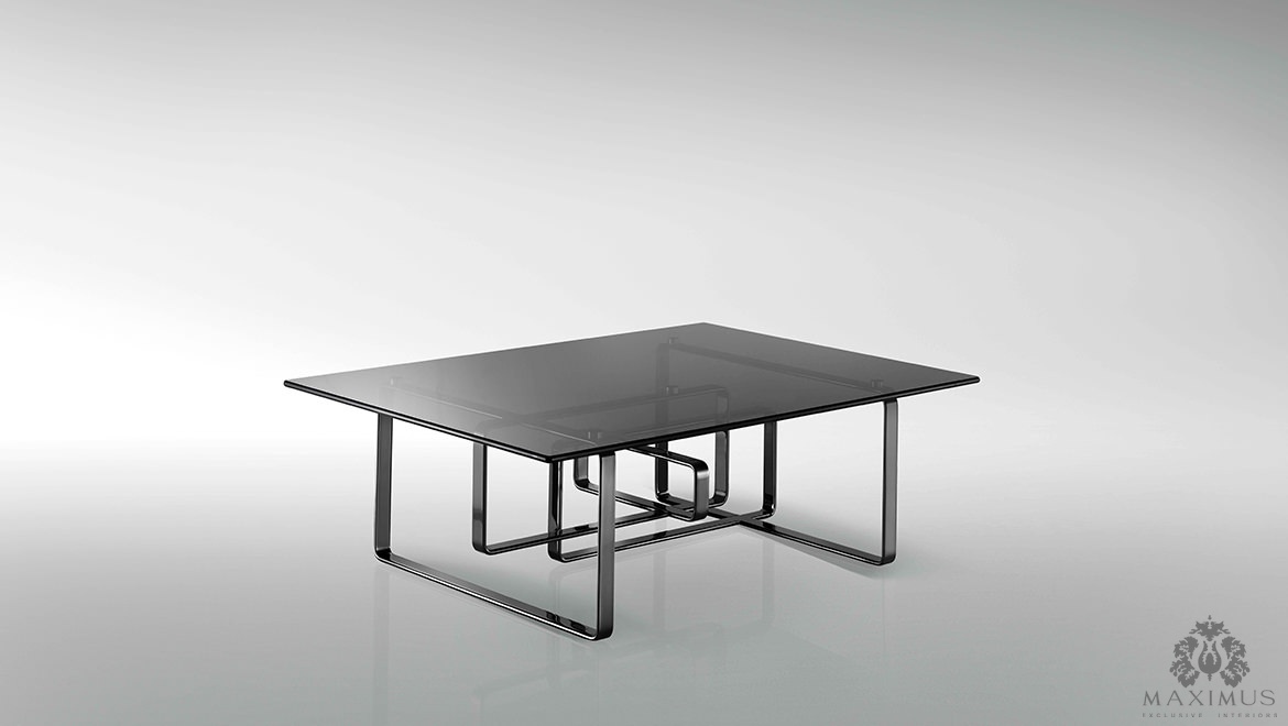 Стол журнальный, стиль хай-тек, дизайн Fendi Casa, модель Columbus Coffee Table