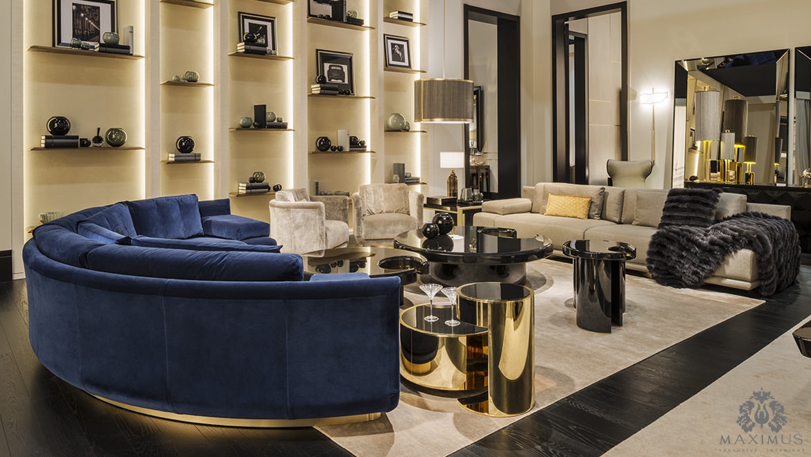 Стол журнальный дизайн Fendi Casa модель Constellation Coffee Table