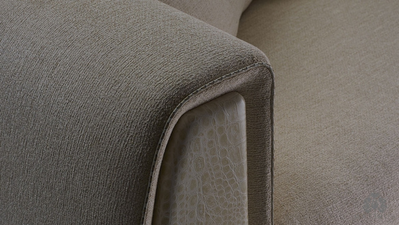 Диван, дизайн Fendi Casa, модель Prestige Sectional Sofa