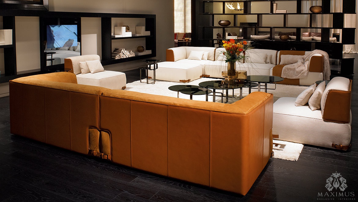 Диван, дизайн Fendi Casa, модель Soho Sofa