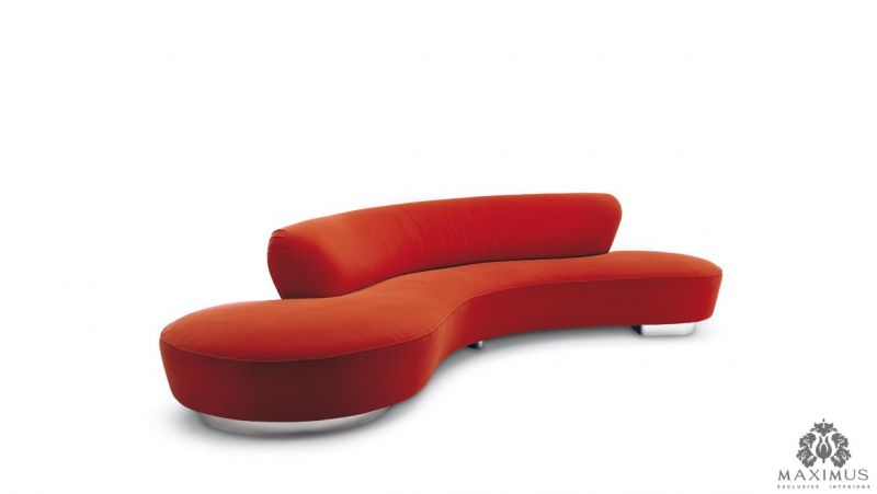 Диван, стиль хай-тек, дизайн Vladimir Kagan, модель Long Island Sofa