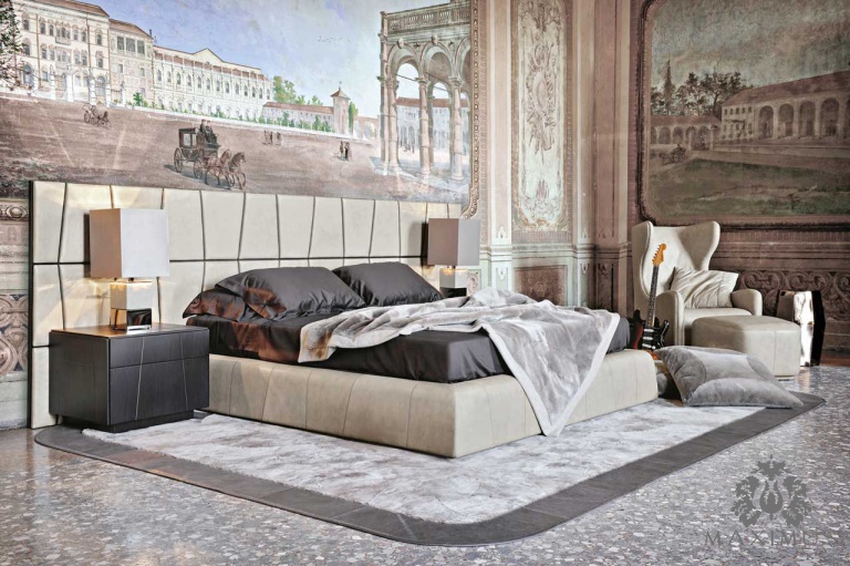Кровать, стиль арт-деко, дизайн Smania, модель Colorado