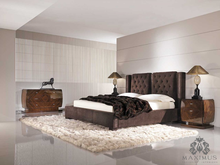 Кровать, стиль арт-деко, дизайн Smania