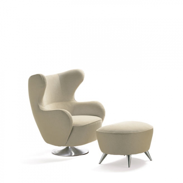 Кресло в стиле hi -tech, дизайн Vladimir Kagan, модель Wing