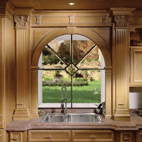 Кухня в классическом стиле, дизайн Bordignon Camillo, светлый дуб.