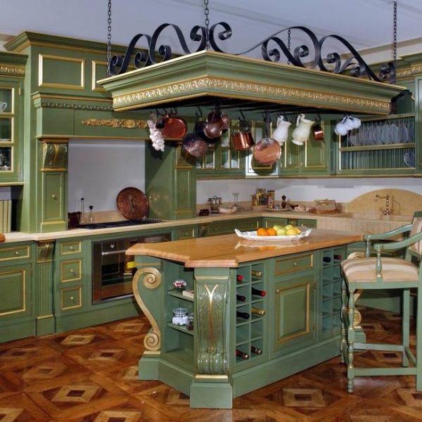 Кухня в классическом стиле, дизайн Francesco Molon Green
