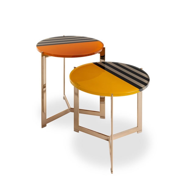 Туалетный столик RIPPLE PEQUIN SIDE TABLE, дизайн Fendi Casa