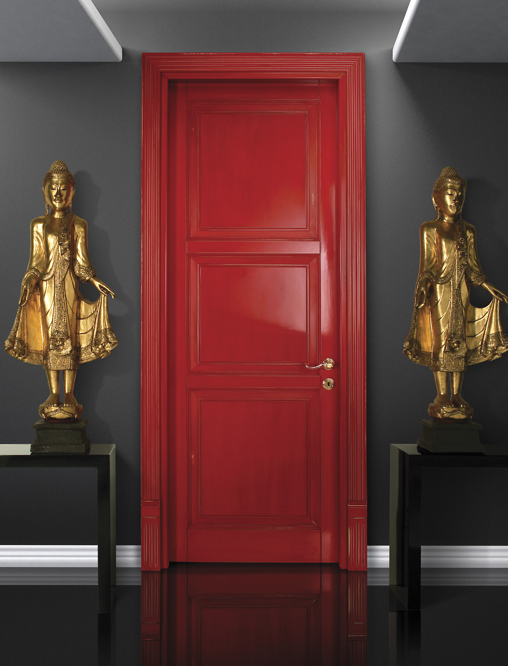 Дверь, стиль классический, дизайн Sige Gold, модель Glam GM223XP.1A.ROA