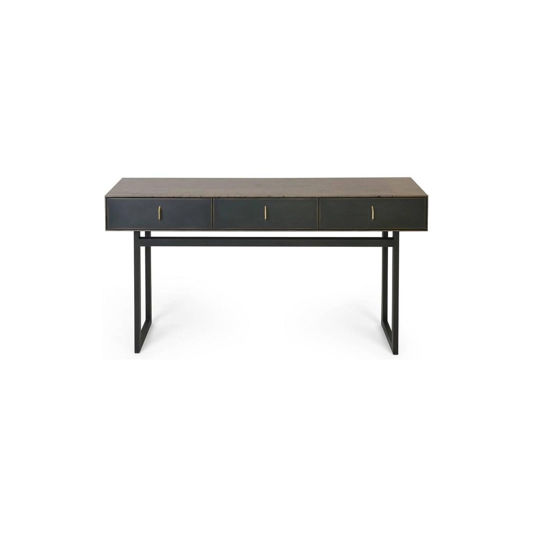 Консоль Gotham Console Table in Customizable Wood, Metal and Resinbl