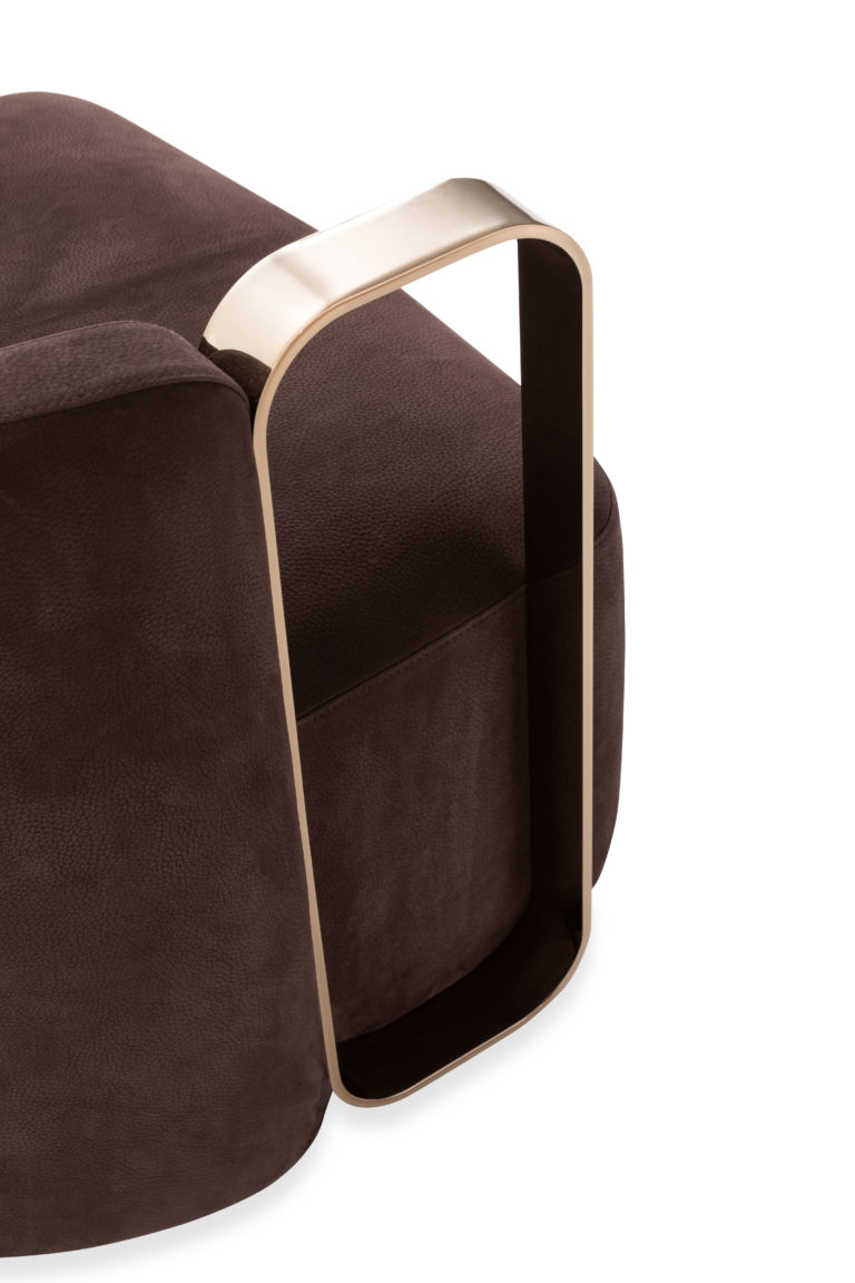 Кресло Kelly Bracelet Armchair, дизайн Fendi Casa