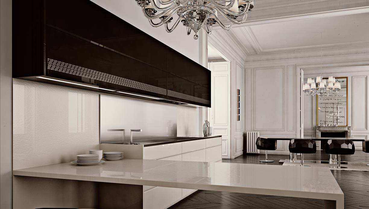Кухня Ambiente Cucina IV, дизайн Fendi Casa