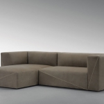 Диван, стиль хай-тек, дизайн Fendi Casa, модель Diagonal Sectional Sofa