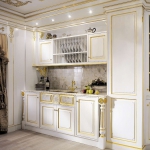 Кухня в классическом стиле, дизайн Castello, модель Buckingham.