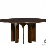 Стол обеденный, стиль арт-деко, дизайн Baker, модель Arcade Dining Table, темный шоколад