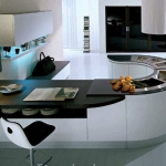 Кухня-остров, дизайн  Integra U