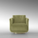 Кресло, стиль арт-деко, дизайн Fendi Casa, модель Artu Small Armchair