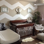 Детская комната новорожденного в стиле африканского сафари