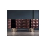 Буфет Il Pezzo 10 Credenza made of embossed solid wenge and gold plated brass