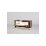 Буфет Lingot Smoke Sideboard, Contemporary Gold Leaf and Lacquer Sideboard