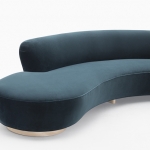 Диван Free Form Curved Sofa with Arm, дизайн Vladimir Kagan