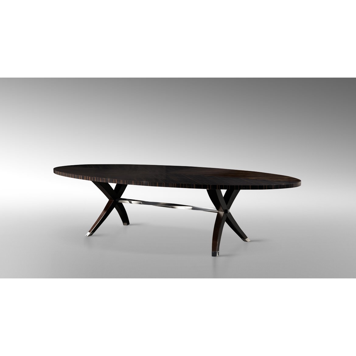 Стол обеденный Brunello Dining Table 3, дизайн Fendi Casa
