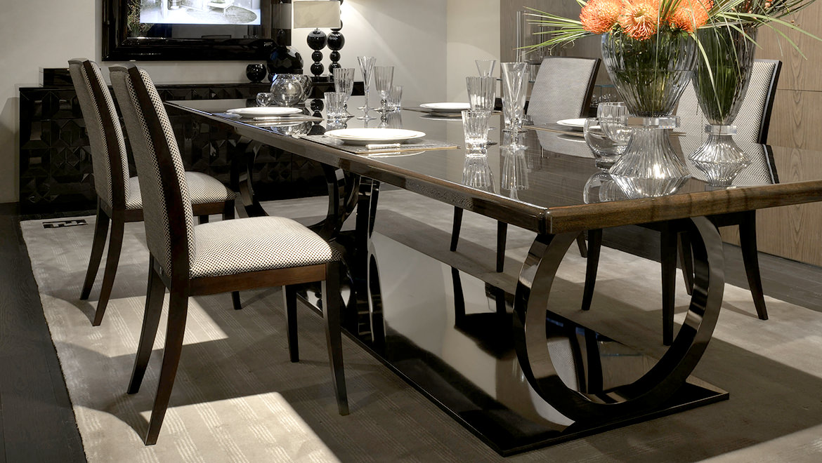 Стол обеденный Galileo Maxi Table, дизайн Fendi Casa