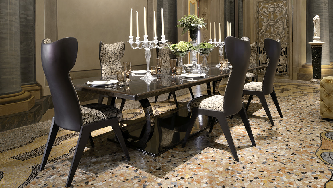Стол обеденный Galileo Rectangular Table, дизайн Fendi Casa