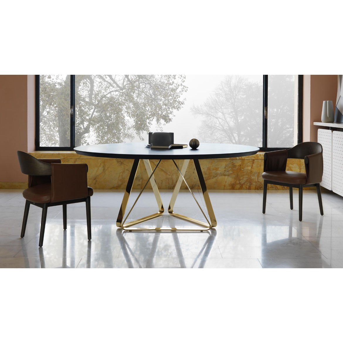 Стол обеденный Tosco Table 2, дизайн Trussardi Casa