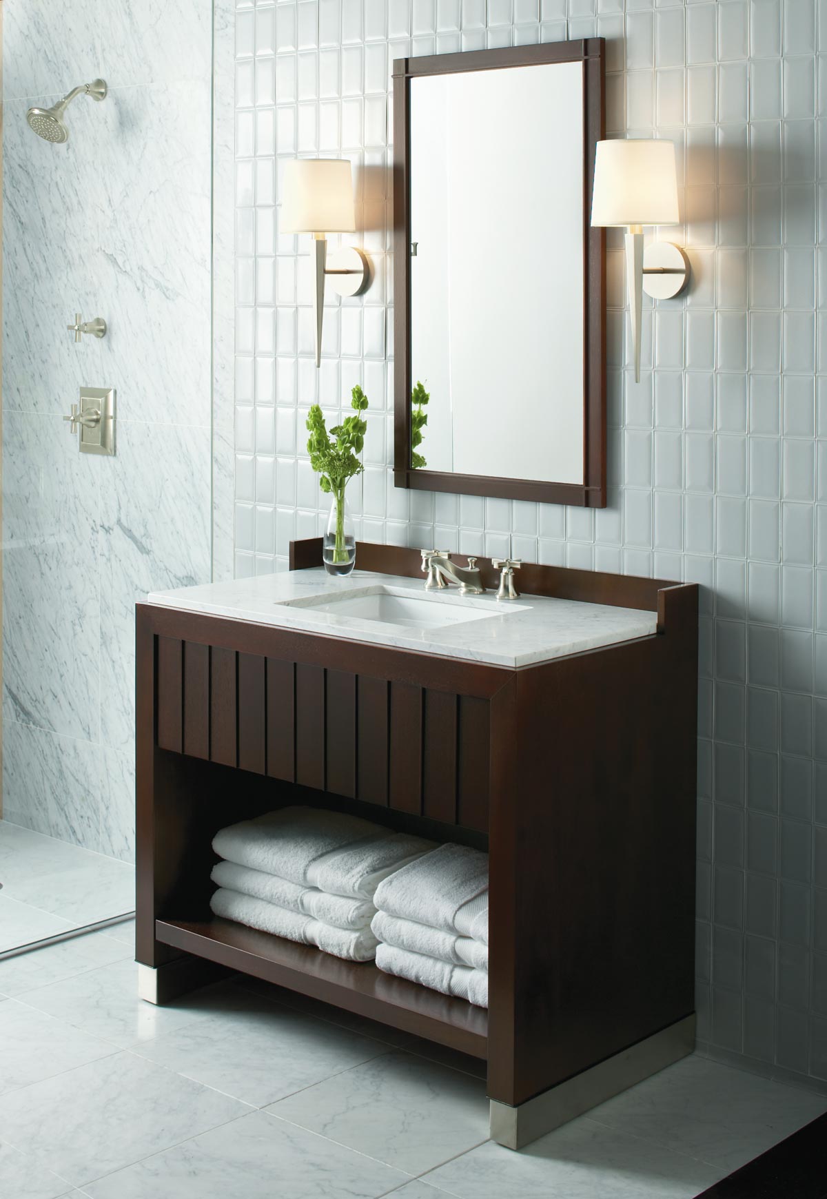 Ванная комната, дизайн Barbara Barry For Him Dressing Table - Kallista