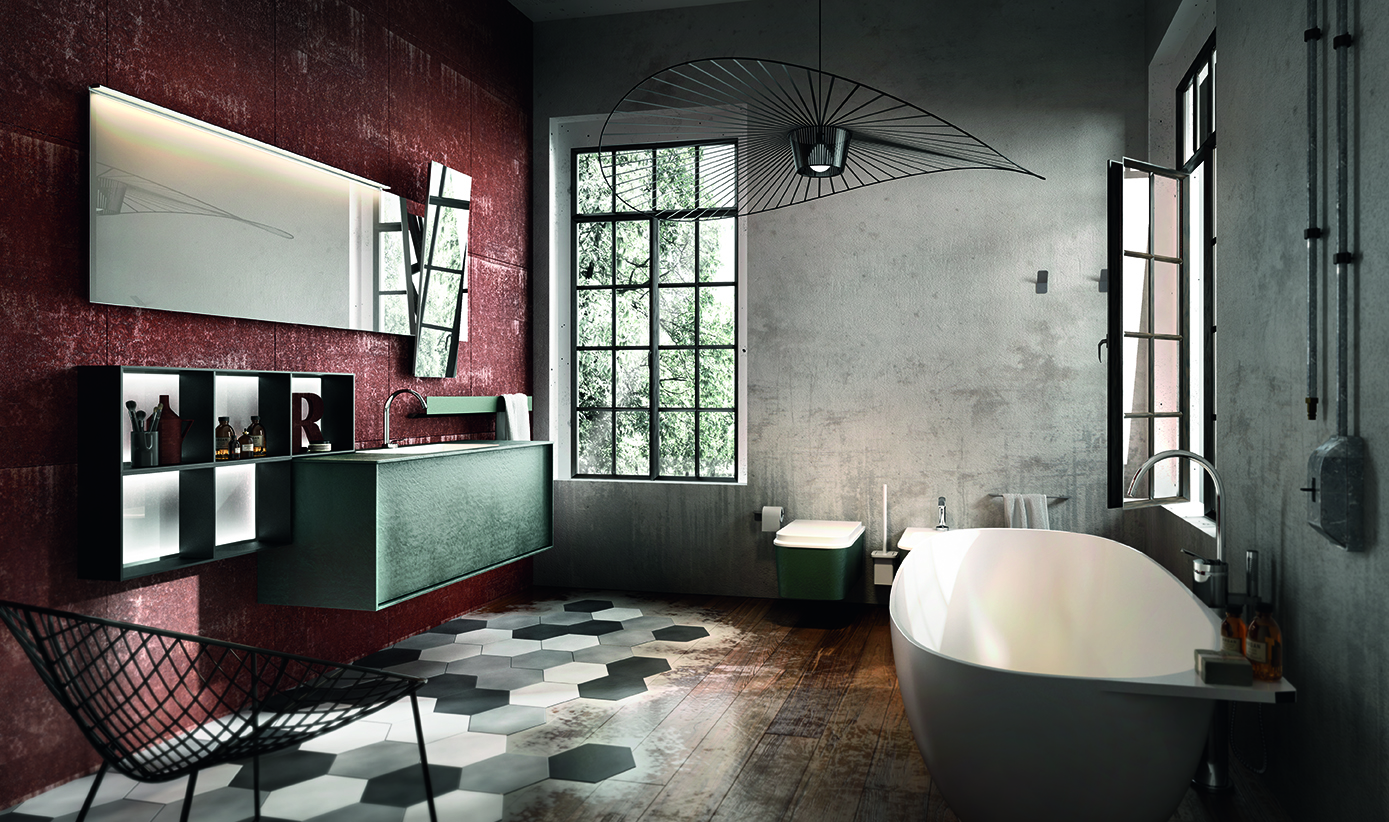 Ванная комната, дизайн EDONE Regolo