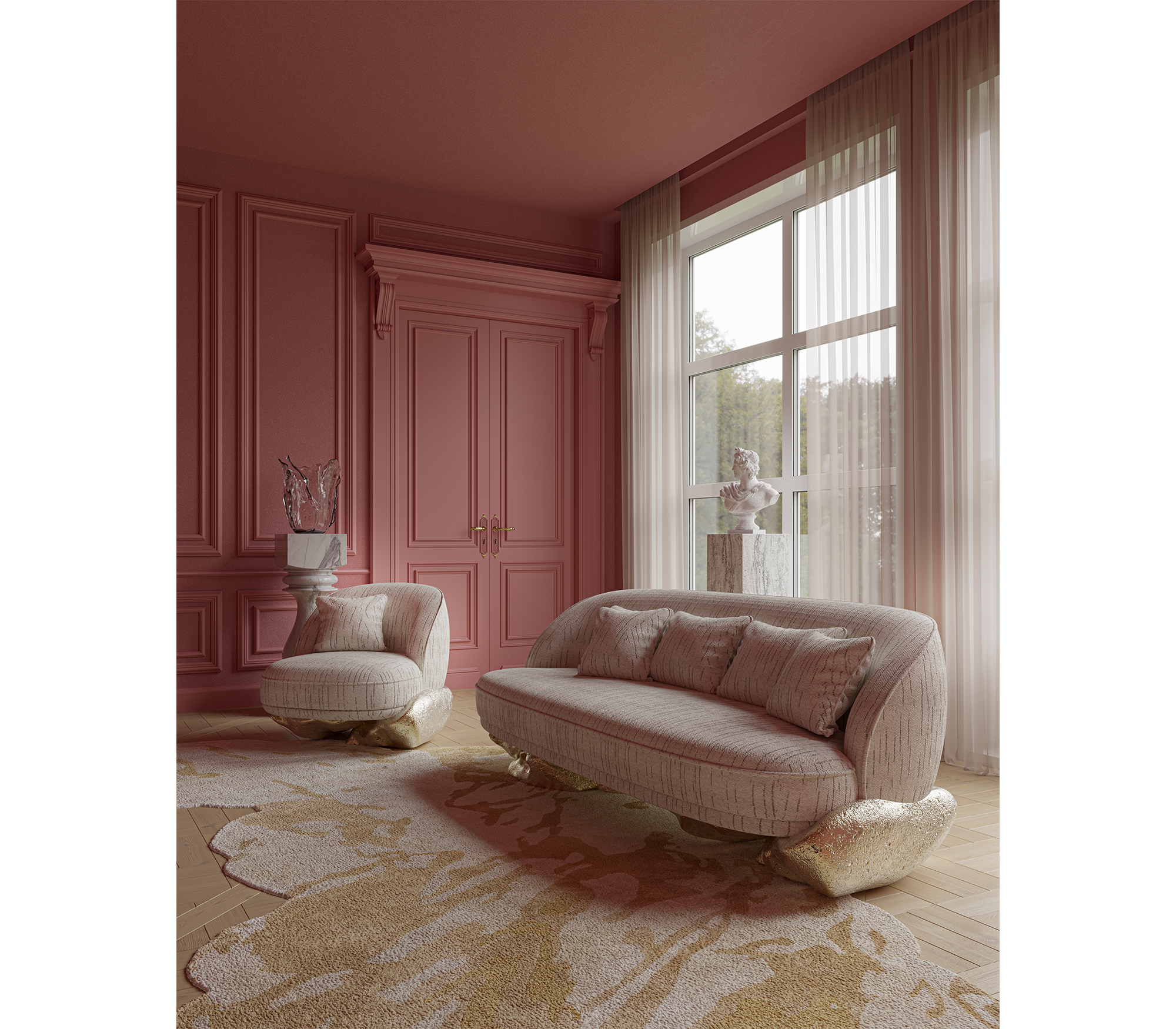 Диван angra white, дизайн Boca do Lobo Диван angra white, дизайн Boca do Lobo