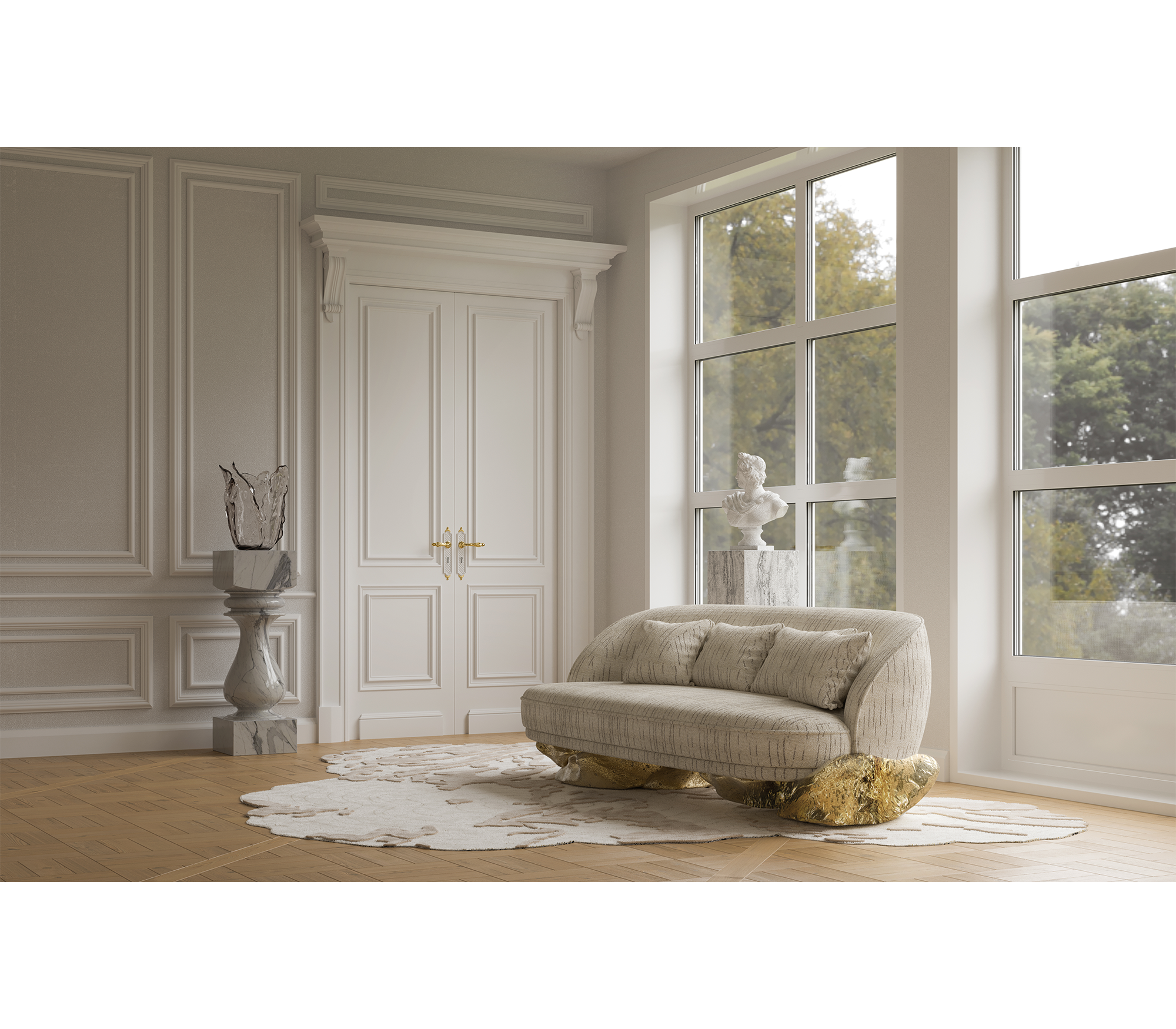 Диван angra white, дизайн Boca do Lobo Диван angra white, дизайн Boca do Lobo