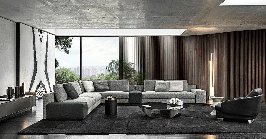 Диван Daniels, дизайн Minotti Диван Daniels, дизайн Minotti