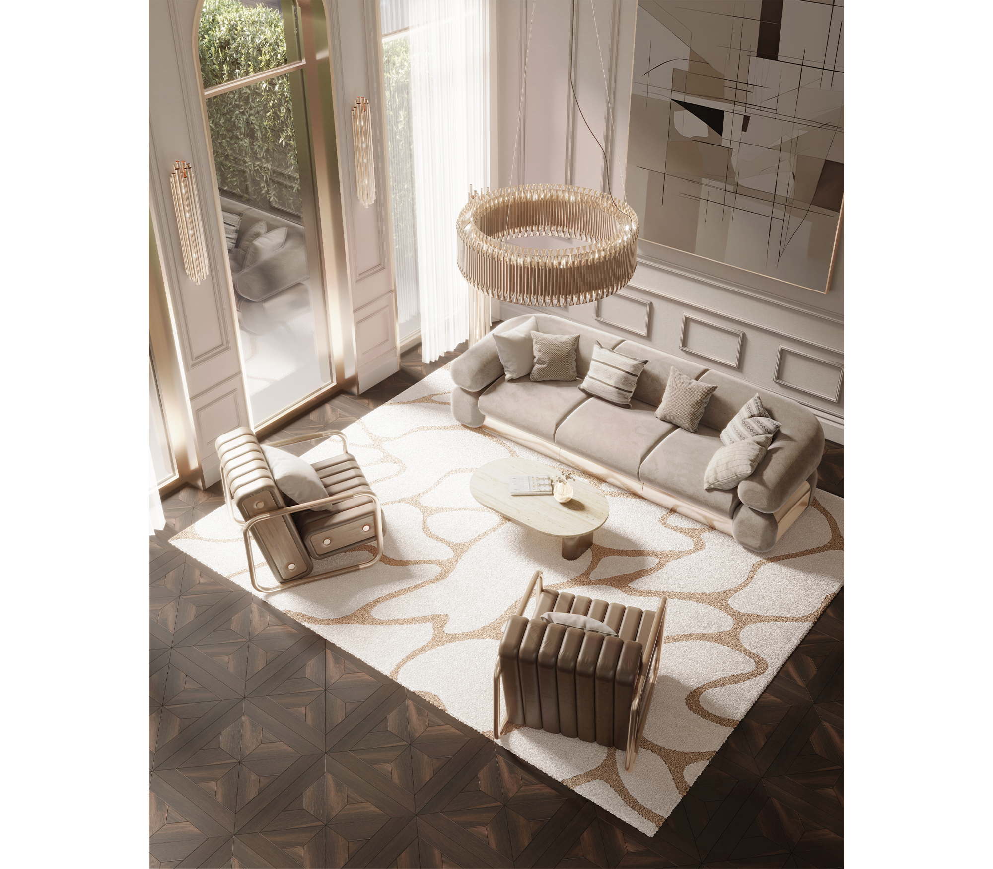 Диван fitzgerald, дизайн Boca do Lobo Диван fitzgerald, дизайн Boca do Lobo