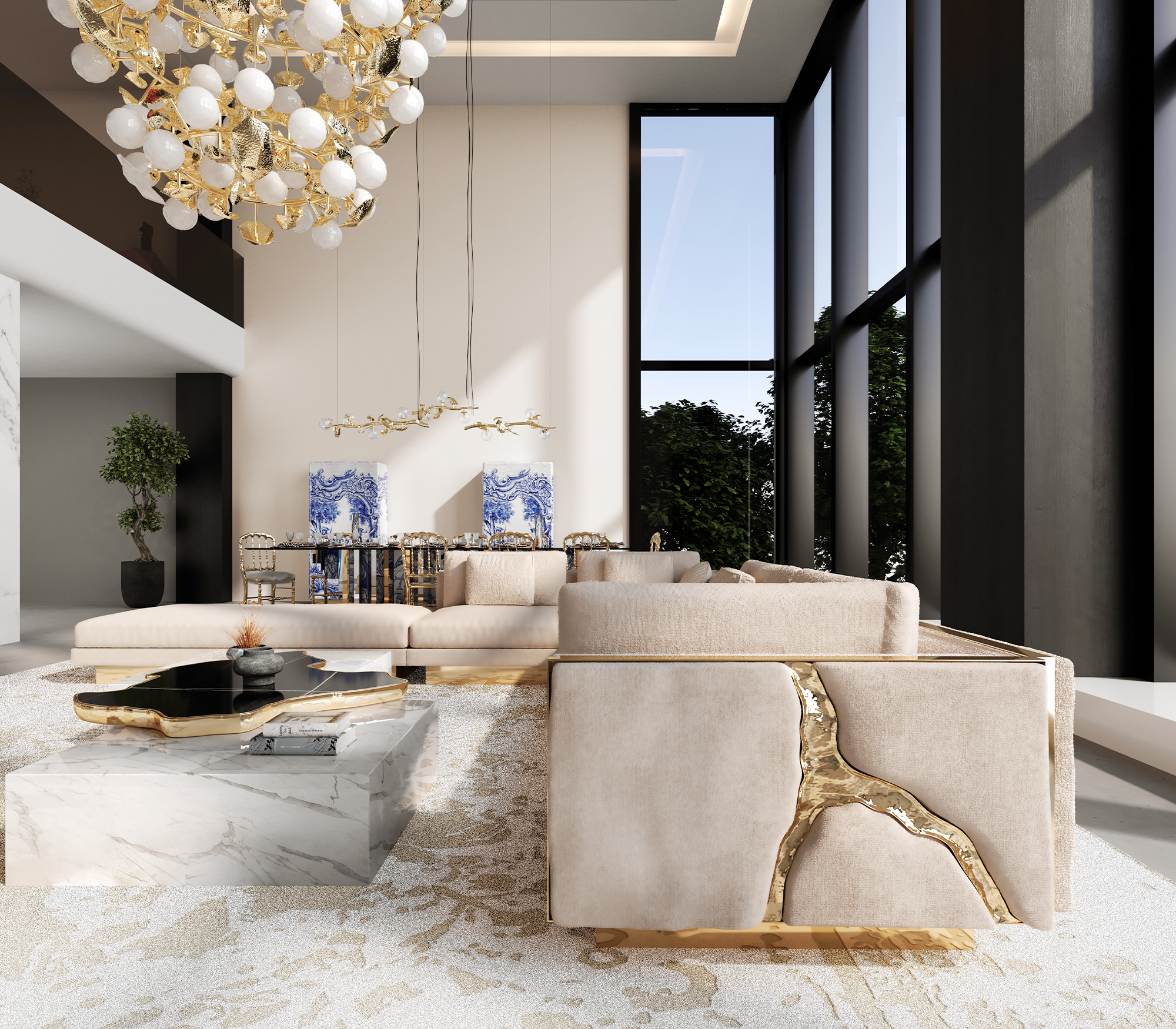 Диван lapiaz modular, дизайн Boca do Lobo Диван lapiaz modular, дизайн Boca do Lobo