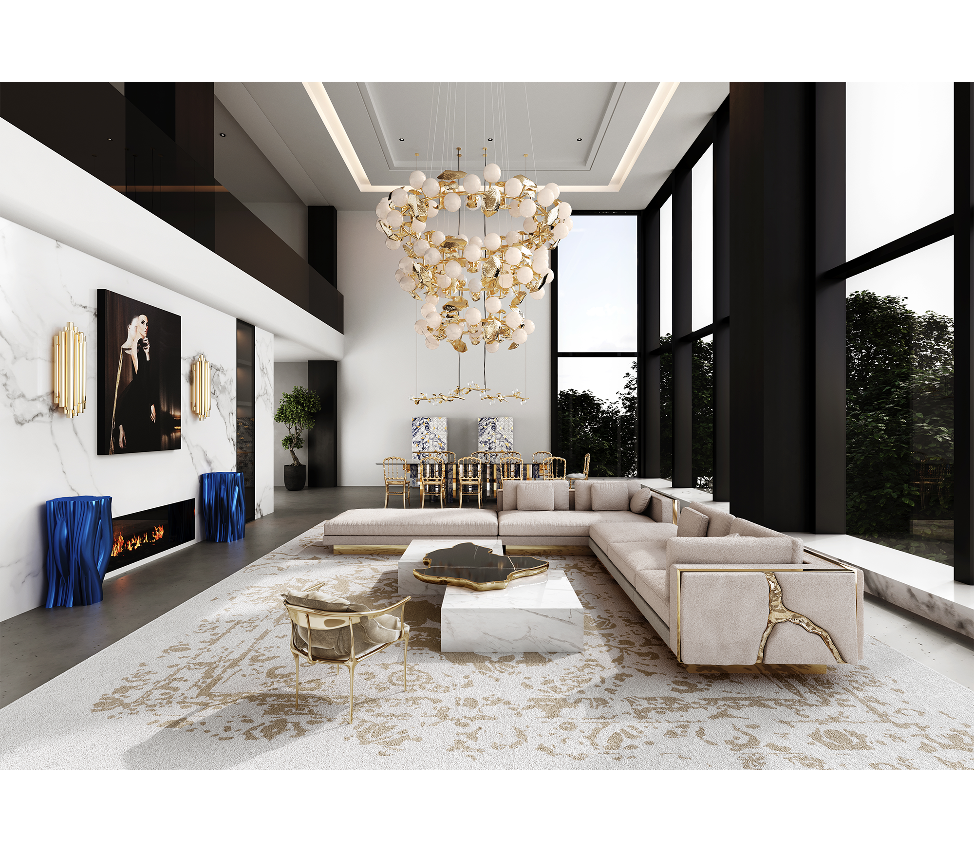 Диван lapiaz modular, дизайн Boca do Lobo Диван lapiaz modular, дизайн Boca do Lobo