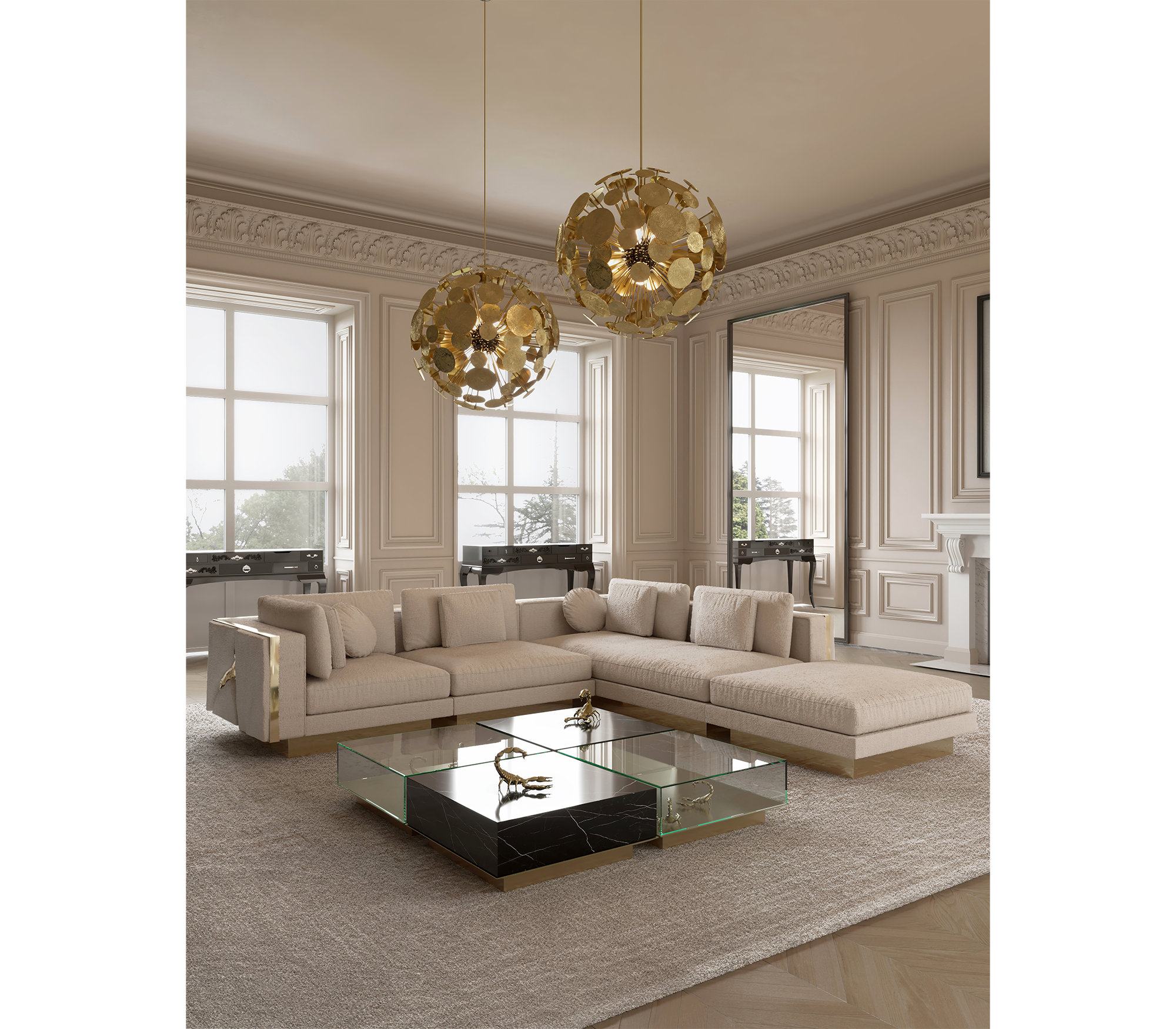 Диван lapiaz modular, дизайн Boca do Lobo Диван lapiaz modular, дизайн Boca do Lobo