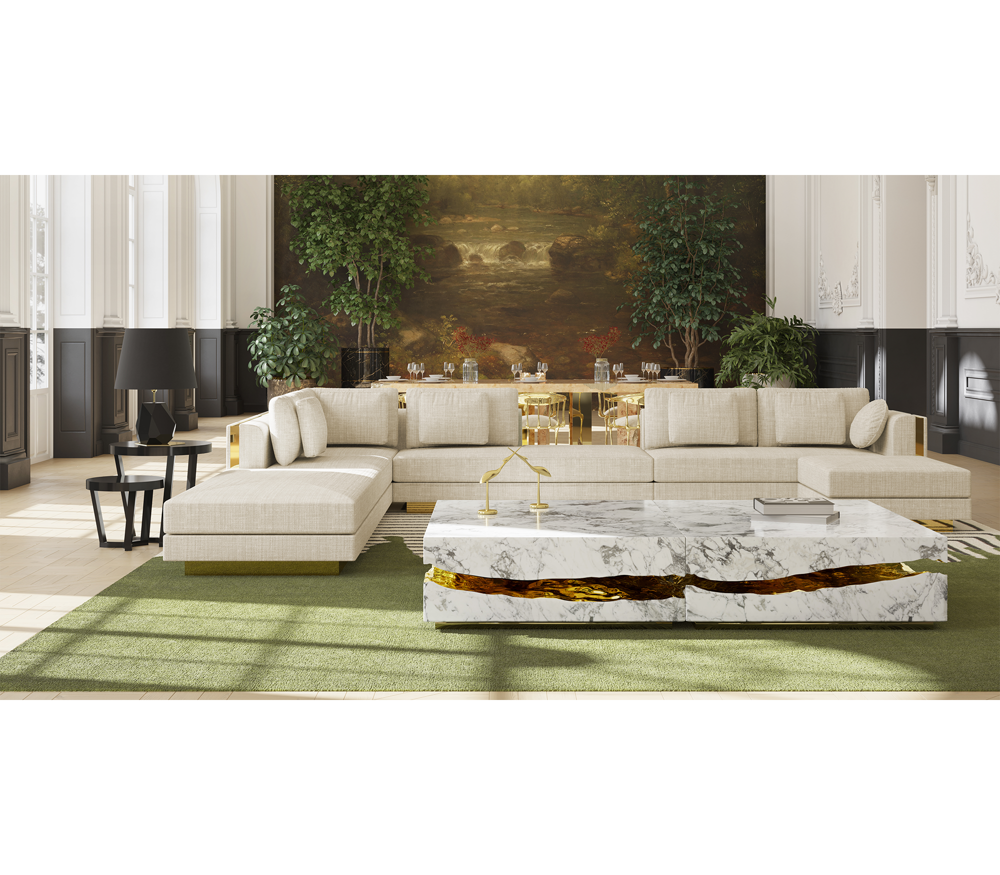 Диван lapiaz modular, дизайн Boca do Lobo Диван lapiaz modular, дизайн Boca do Lobo