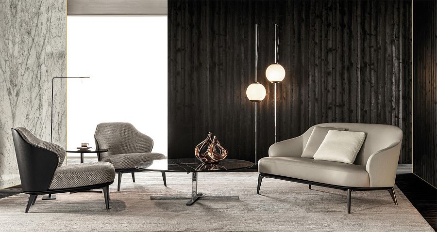 Диван Leslie, дизайн Minotti Диван Leslie, дизайн Minotti