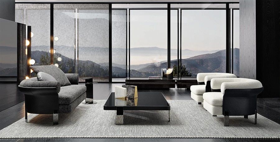 Диван Mattia, дизайн Minotti Диван Mattia, дизайн Minotti