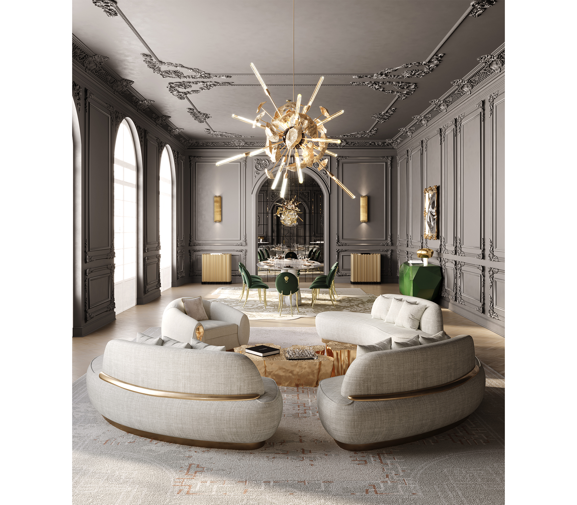 Диван odette, дизайн Boca do Lobo Диван odette, дизайн Boca do Lobo