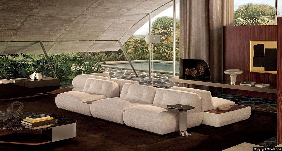 Диван Supermoon, дизайн Minotti Диван Supermoon, дизайн Minotti