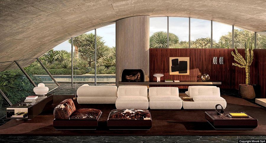 Диван Supermoon, дизайн Minotti Диван Supermoon, дизайн Minotti