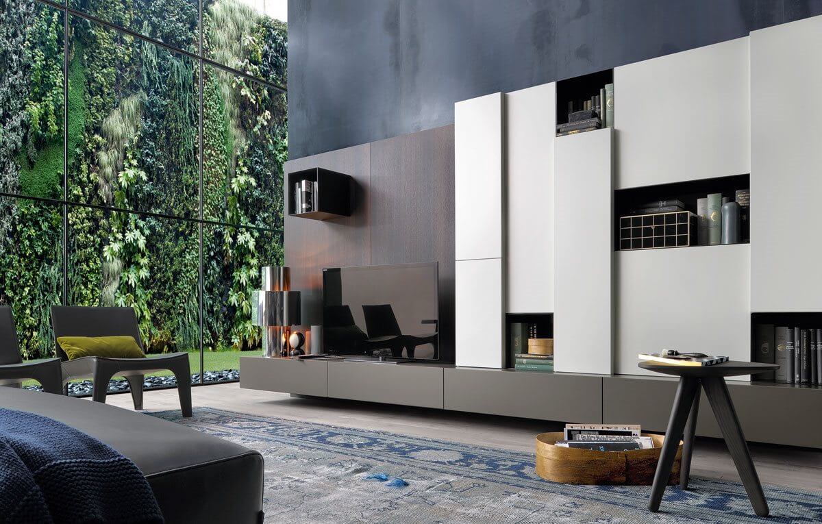 Гостиная Sintesi, дизайн Poliform VII Гостиная Sintesi, дизайн Poliform VII