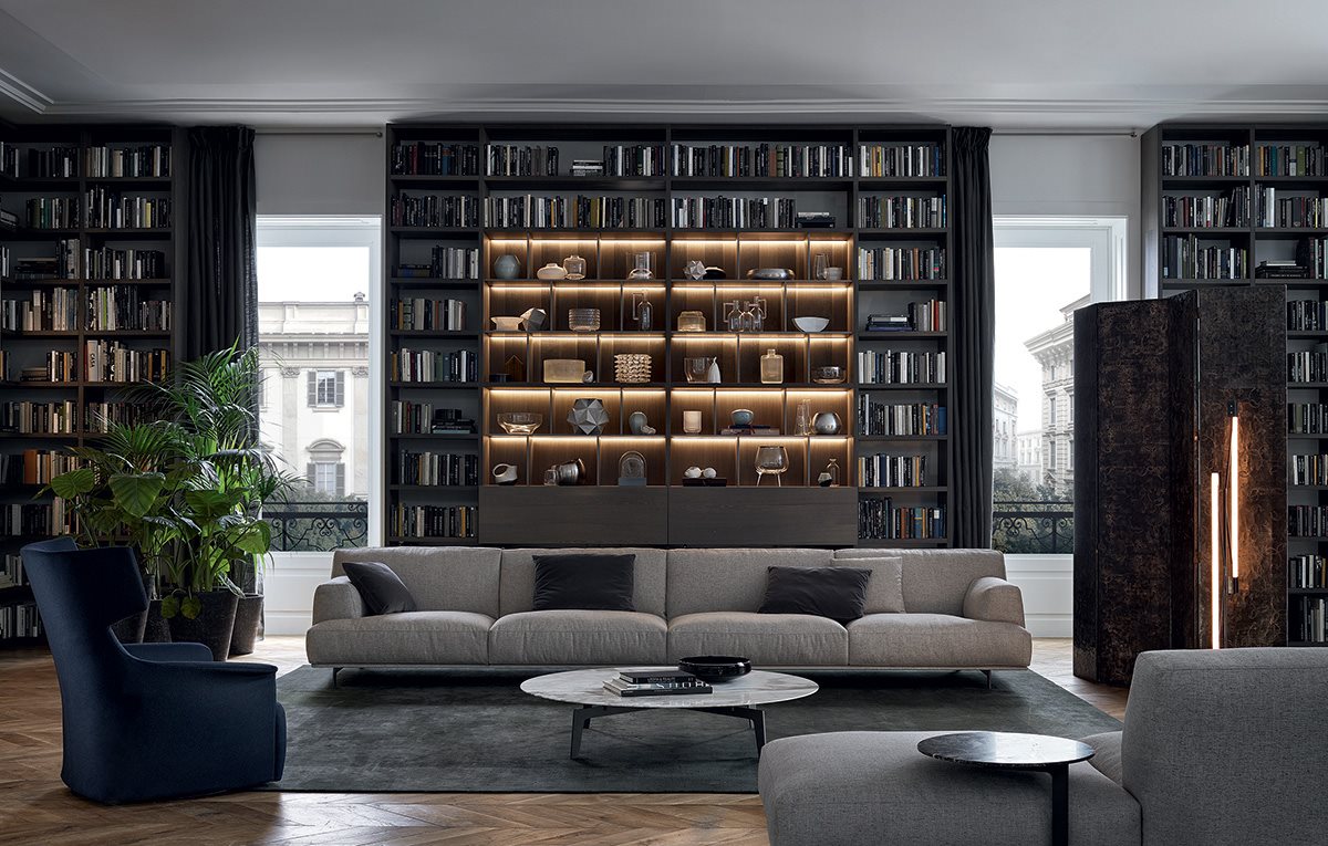 Гостиная Wall System, дизайн Poliform IV Гостиная Wall System, дизайн Poliform IV